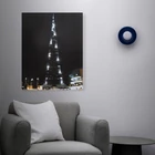 Kép 2/2 - LED-es fali hangulatkép - "Burj Khalifa" - 2 x AA, 38 x 48 cm