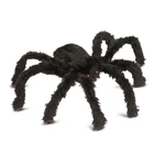 Kép 2/6 - Pókháló fényfüggöny pókkal - melegfehér 60 db LED - USB-s