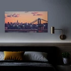 Kép 2/2 - LED-es fali hangulatkép - "New York" - 2 x AA, 38 x 78 cm