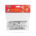 Kép 2/2 - Karácsonyi LED-es szalag - ezüst - 5 m x 5 cm - 50 LED - USB