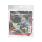 Kép 3/3 - Grill kötény - gyerek méret - 44 x 60 cm - fekete