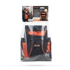 Kép 4/4 - Poliészter szerszámtároló övtáska - 4+6 zseb, kalapács és mérőszalag tartóval