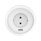 Kép 4/5 - Rejtett - beépíthető konnektor + USB - fehér