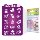 Kép 4/8 - Sablon szett - szülinapos - 15 db-os