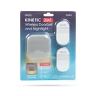 Kép 5/5 - 2 az 1-ben vezetéknélküli csengő és éjjelifény - Kinetic - 2 kültéri - fehér