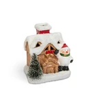 Kép 5/9 - Karácsonyi LED-es házikó - 6 féle - 8 x 6 x 8,5 cm