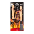 Kép 6/6 - Grillező eszköz szett - 3 db-os - fa nyéllel