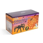 Kép 6/6 - Pókháló fényfüggöny pókkal - melegfehér 60 db LED - USB-s