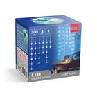 Kép 6/6 - Fényfüggöny - 200 db LED - hidegfehér - hálózati - IP44 - 4,2 m - 8 program