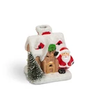 Kép 6/9 - Karácsonyi LED-es házikó - 6 féle - 8 x 6 x 8,5 cm