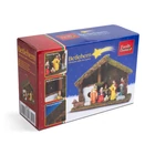 Kép 7/7 - Karácsonyi asztali dekoráció - Betlehem - kerámia és fa - 30 x 10 x 20 cm