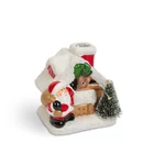 Kép 7/9 - Karácsonyi LED-es házikó - 6 féle - 8 x 6 x 8,5 cm