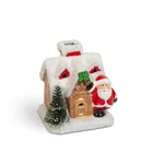 Kép 8/9 - Karácsonyi LED-es házikó - 6 féle - 8 x 6 x 8,5 cm