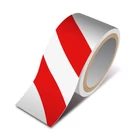 Kép 1/3 - Veszélyt jelző ragasztószalag - piros / fehér - 50 mm x 33 m
