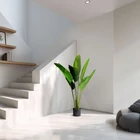 Kép 1/2 - Műnövény dekoráció - banánlevél fa - zöld - 1,2 m