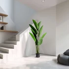 Kép 1/2 - Műnövény dekoráció - banánlevél fa - zöld - 1,6 m