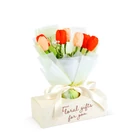 Kép 1/2 - Műnövény dekoráció - tulipán - 24,5 x 11,5 x 40 cm