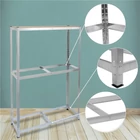 Kép 2/8 - Gumiabroncs tároló állvány - fém - 180 x 120 x 40 cm