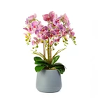 Kép 2/2 - Műnövény dekoráció - orchidea - lila - 83 cm