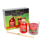 Kép 2/4 - Illatgyertya és illatosító szett - alma & fahéj - 120 g + 100 ml