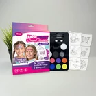 Kép 2/2 - Sparkling Fantasy Arcfesték szett - 6 db mosaic sablonnal