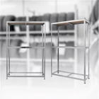 Kép 3/8 - Gumiabroncs tároló állvány - fém - 180 x 120 x 40 cm