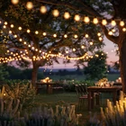 Kép 3/7 - Smart fényfüzér - 100-240V - 25 db melegfehér LED - 15 m - bluetooth