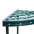 Kép 4/7 - Műanyag kerti szerszámtartó sarok - falra rögzíthető - 43 x 43 x 59 cm