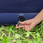 Kép 4/6 - Felfújható matrac - egyszemélyes, velúr - kék - 185 x 76 x 22 cm