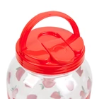 Kép 4/5 - Italadagoló csappal, műanyag pohárszettel - 3,8 l - epres