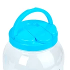 Kép 4/5 - Italadagoló csappal, műanyag pohárszettel - 3,8 l - trópusi