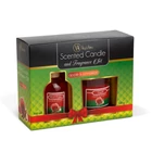 Kép 4/4 - Illatgyertya és illatosító szett - alma & fahéj - 120 g + 100 ml