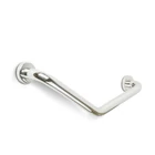 Kép 1/4 - Fürdőszobai kapaszkodó (45°-ban hajlított, rozsdamentes acél, krómozott)