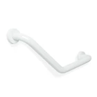 Kép 1/4 - Fürdőszobai kapaszkodó (45°-ban hajlított, rozsdamentes acél, fehér)