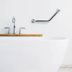Kép 3/4 - Fürdőszobai kapaszkodó (45°-ban hajlított, rozsdamentes acél, krómozott)