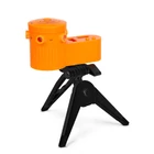 Kép 1/4 - Lézeres mini szintező tripoddal - 105 x 50 x 60 mm - 3 x AG13