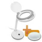 Kép 1/13 - LED lámpa - nagyító lencsével - 4" - 100 mm