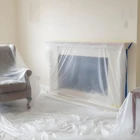 Kép 1/4 - Takarófólia maszkolószalaggal - 20 x 2,5 m - 7 mikron