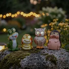 Kép 1/3 - Szolár állatfigurák - 4 féle - mozgó szemekkel - 104 x SMD LED - 20 cm