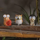 Kép 1/3 - Szolár állatfigurák - 3 féle - 2 fehér LED - 8,5 cm