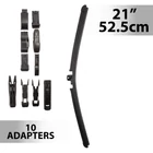 Kép 1/4 - Ablaktörlő 21"/52,5 cm - 10 db adapterrel