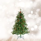 Kép 1/2 - Műfenyő - 150 cm - PE / PVC - piros bogyóval