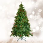 Kép 1/2 - Műfenyő - 210 cm - PE / PVC - piros bogyóval