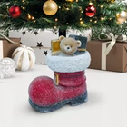 Kép 1/4 - Karácsonyfatalp - csizma - műkő - 35,5 x 22,4 x 45,5 cm