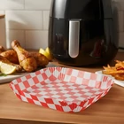 Kép 1/4 - Air fryer sütőpapír (olaj nélküli sütőhöz, kockás, négyzet, 23 cm, 50 db / csomag)