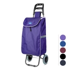 Kép 1/3 - Kerekes húzható bevásárlótáska - 5 szín - 100 x 36 x 25 cm - poliészter - max 30 kg