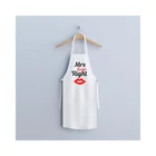 Kép 1/4 - Konyhai kötény - "Mrs. Always Right" felirattal - 80 x 70 cm