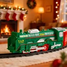 Kép 1/5 - Karácsonyi kisvasút - világít - elemes - 3 féle pálya