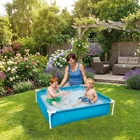 Kép 1/5 - Merevfalú medence - négyzet alakú - 122 x 122 x 30,5 cm