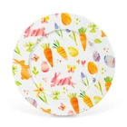 Kép 2/3 - Húsvéti tálca - fém - répás - 33 cm